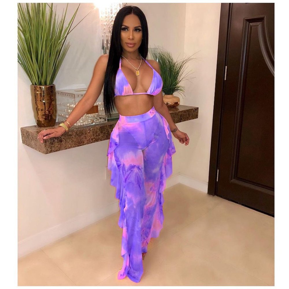 Beach / swim wear pant suit